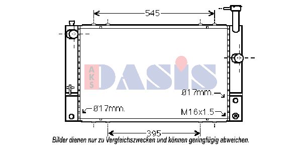 AKS DASIS Jäähdytin,moottorin jäähdytys 210224N